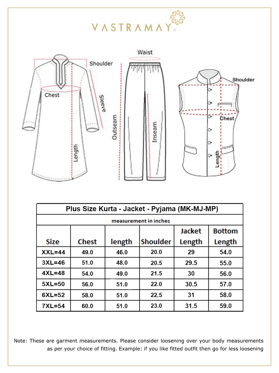 Men's Plus Size Rose Gold And Blue Woven Silk Blend Jacket Kurta Pyjama Set - Image 8