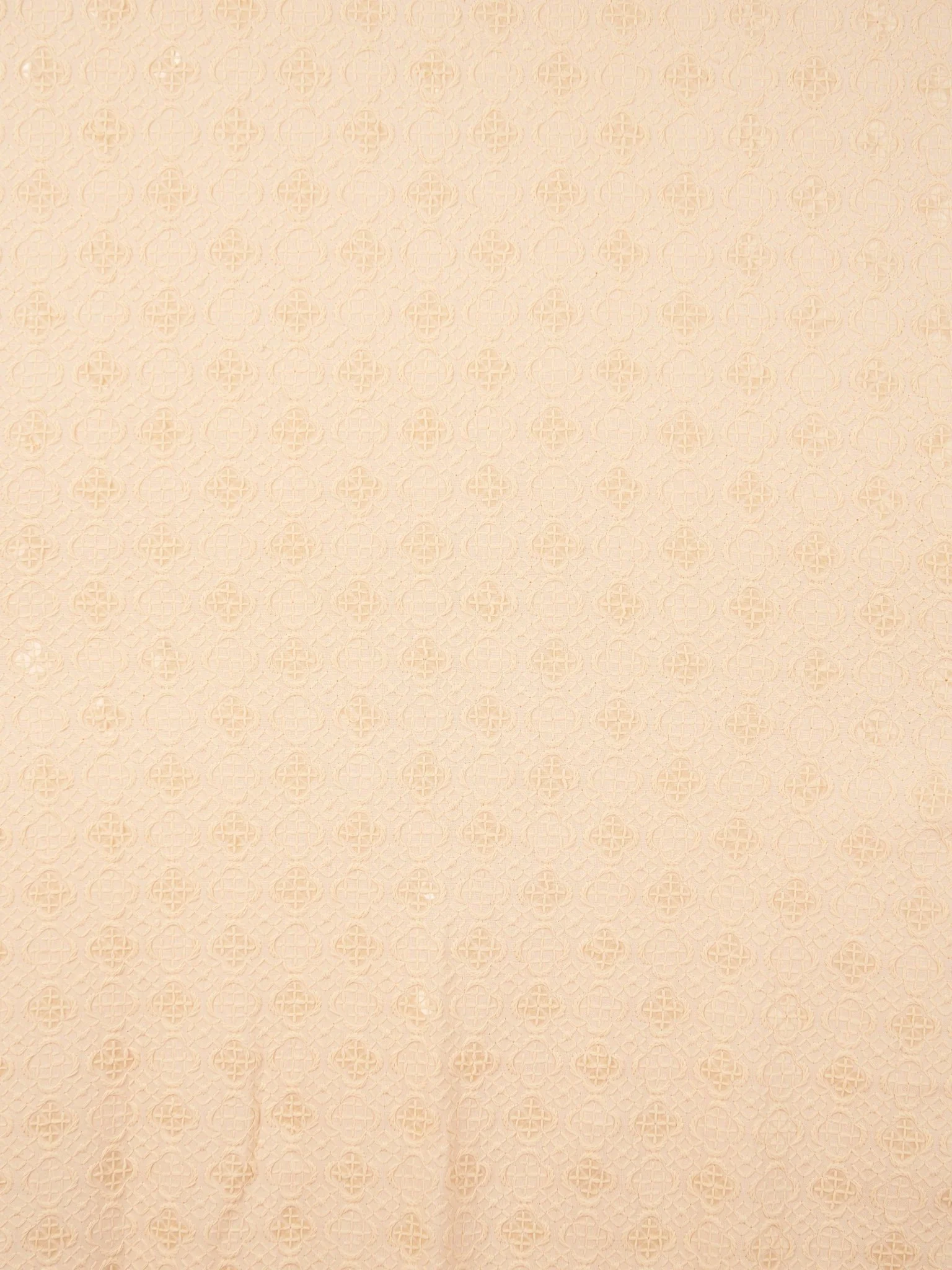 Men Peach Silk Blend Embroidered Dupatta - Image 3