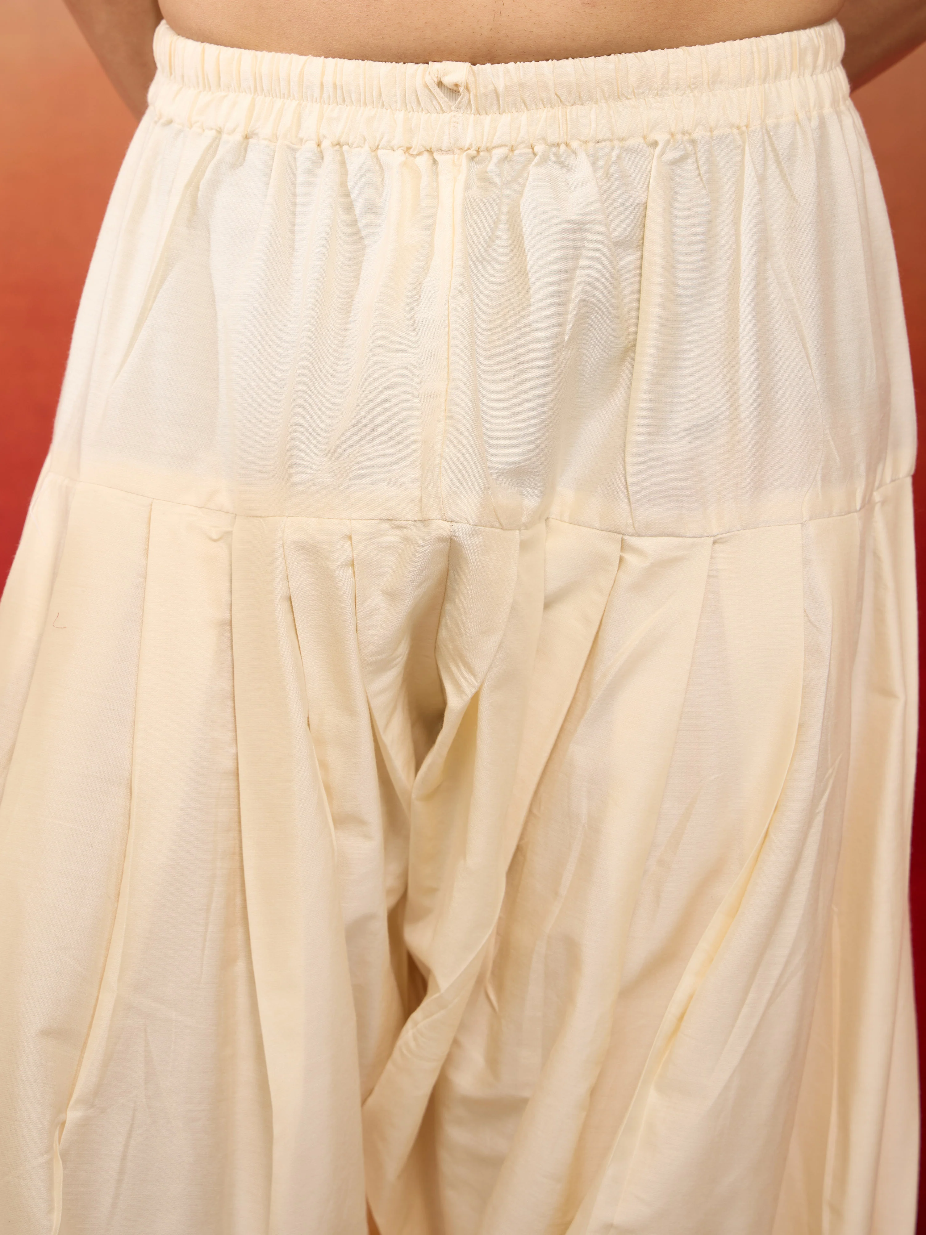 Men's Falsa Bandhani Print Kurta Set With Dupatta - Image 6