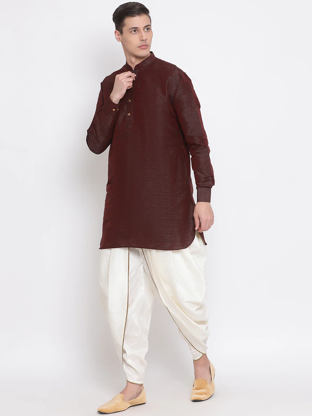 Men's Solid Dhoti Pant - Image 5