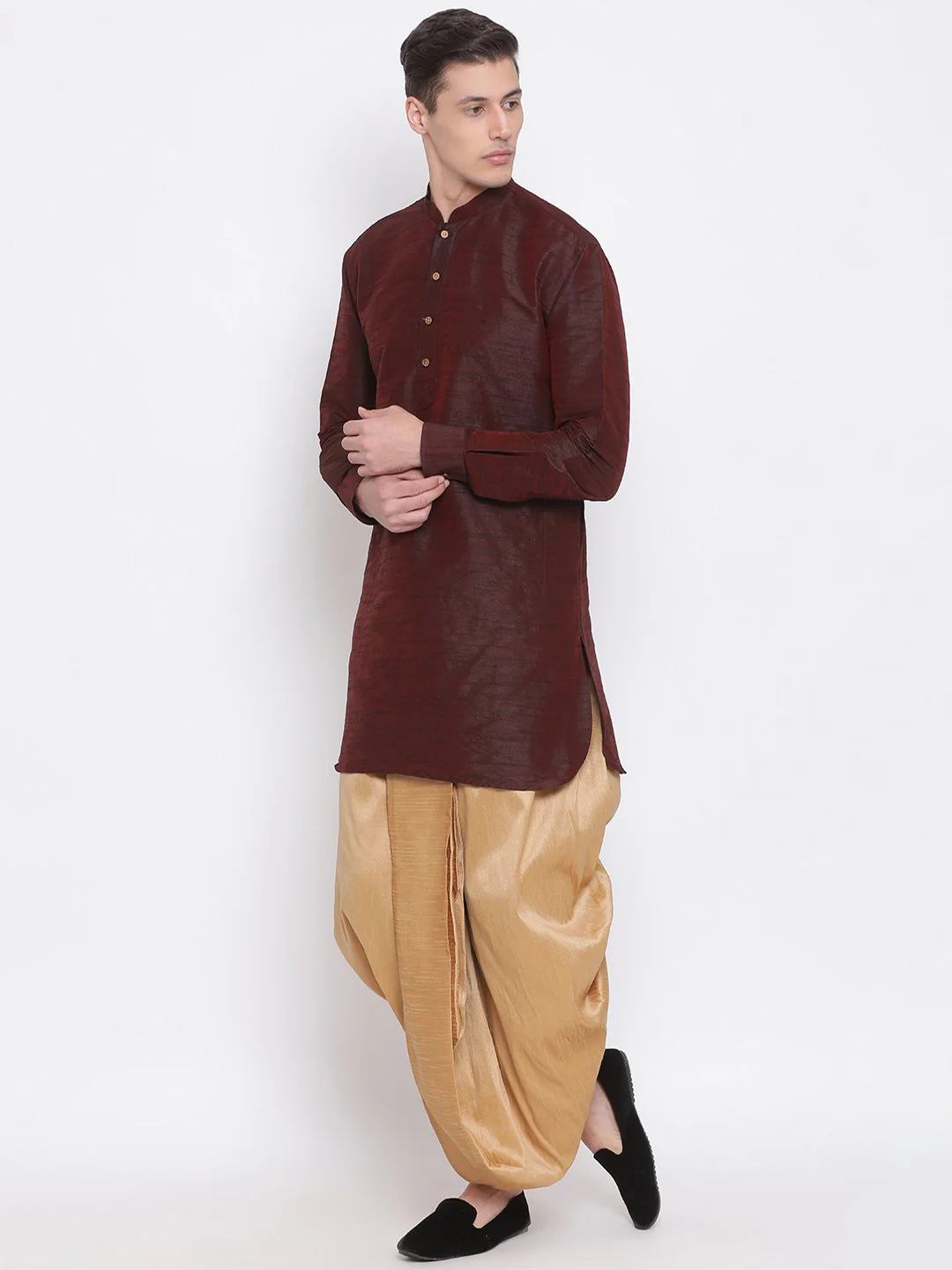 Men's Solid Dhoti Pant - Image 5