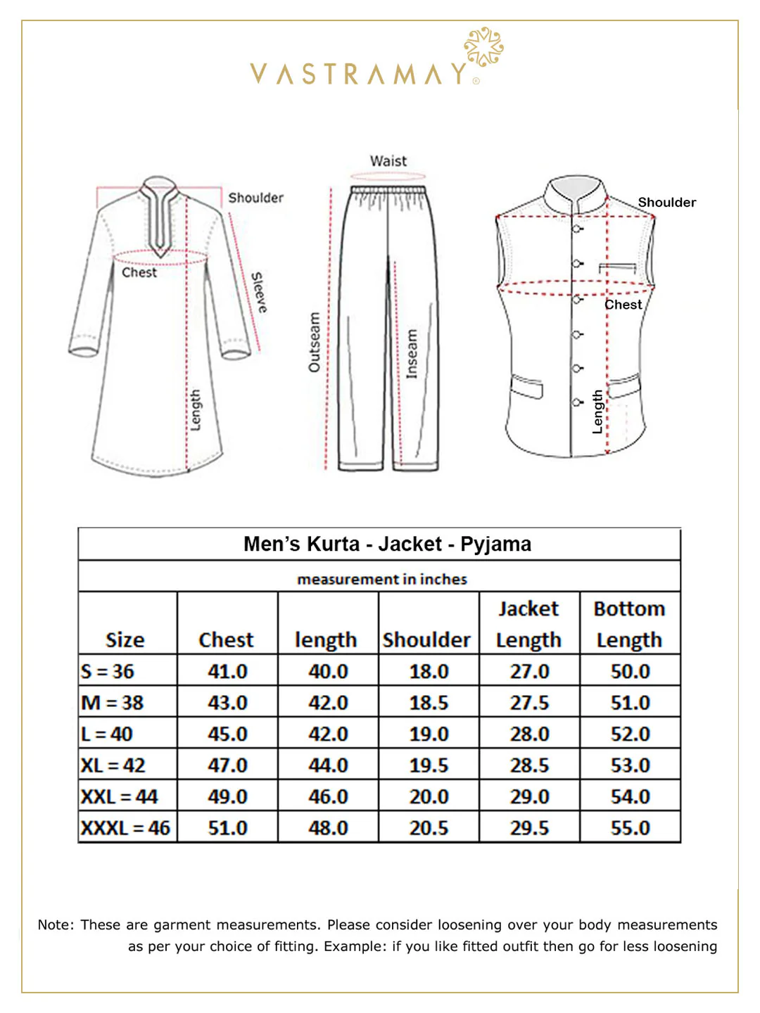 VASTRAMAY Men's White Cotton Kurta, Ethnic Jacket and Pyjama Set - Image 6