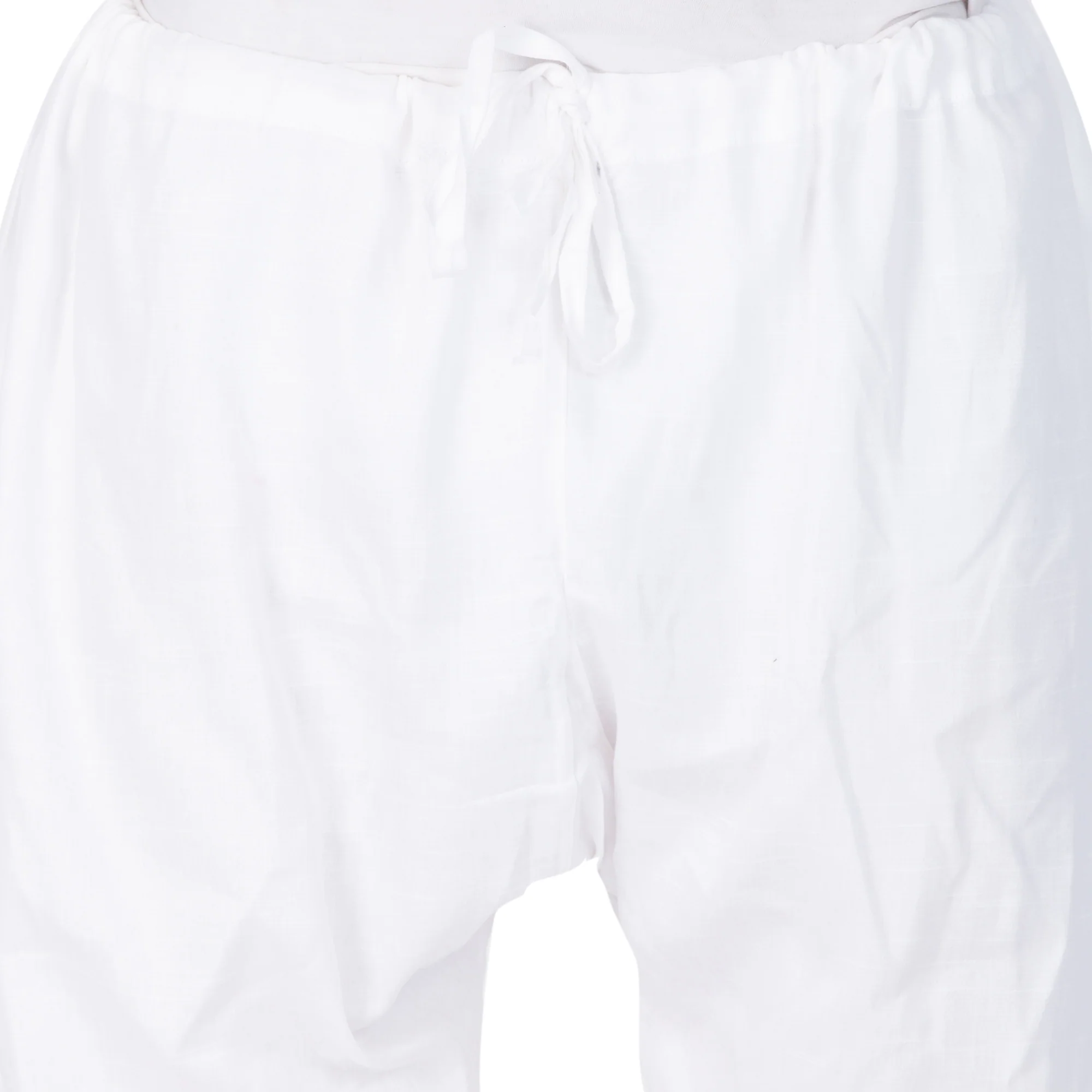 VASTRAMAY Men's White Cotton Kurta, Pyjama & Dupatta Set - Image 5