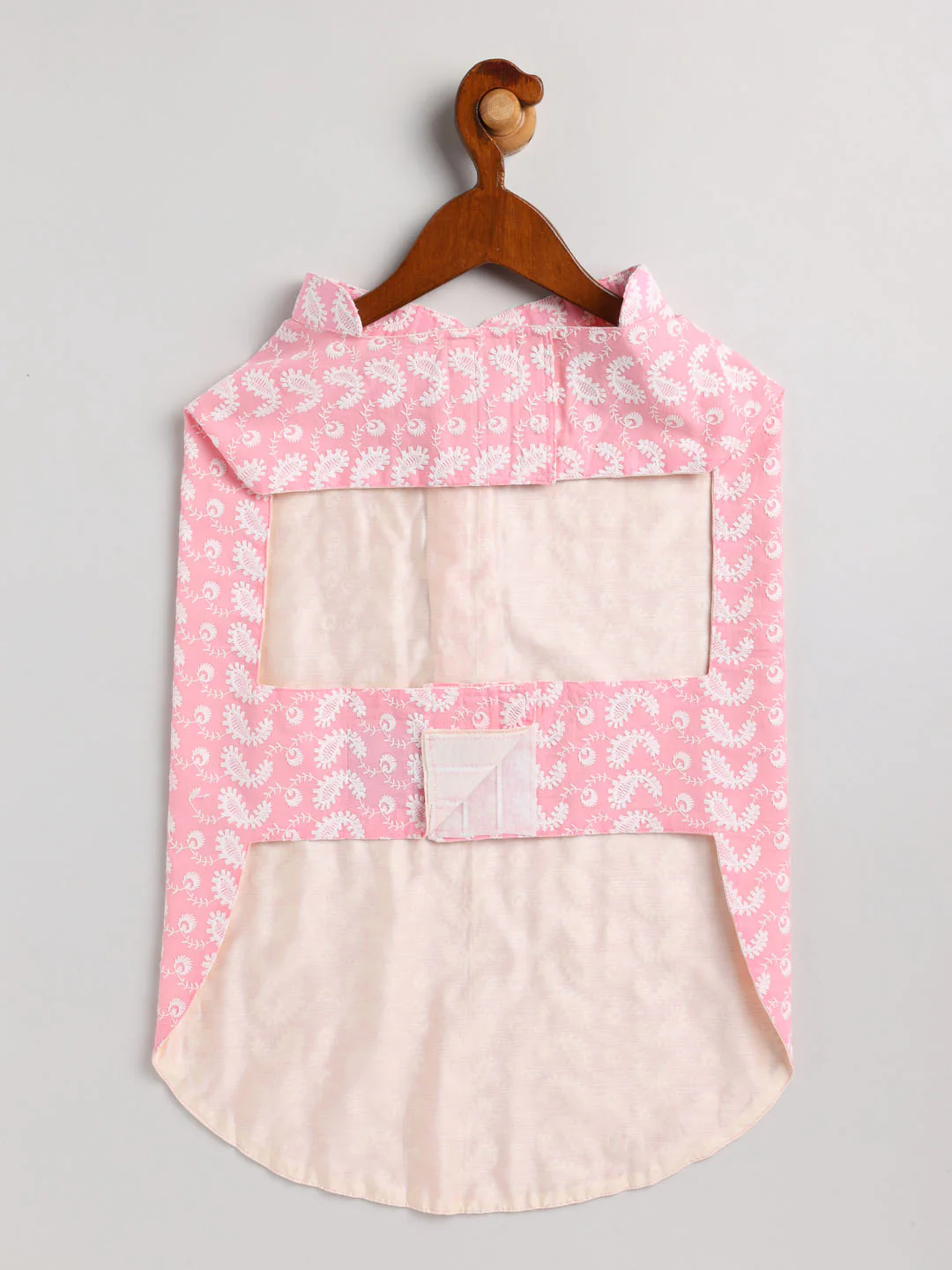 Dogs' Pink Chikankari Pure Cotton Ethnic Kurta - Image 3
