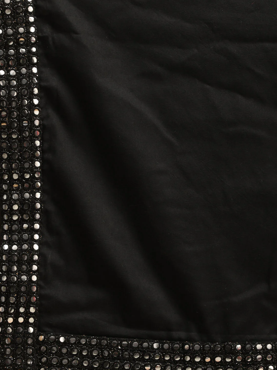 Men's Black Mirror Jacket With Kurta Pant And Dupatta Set - Image 6