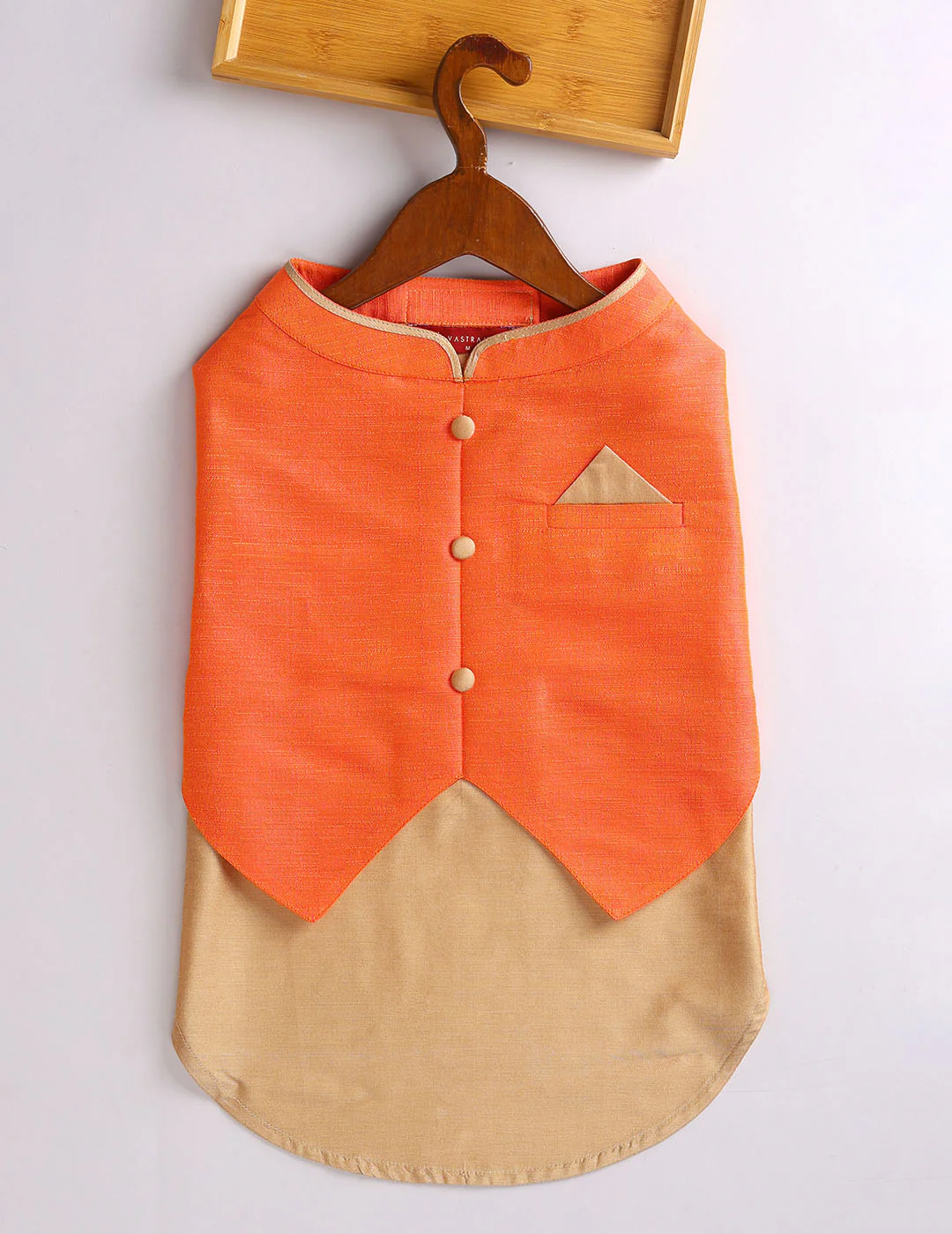 Dogs Solid Sleeveless Indo-Western - Image 2