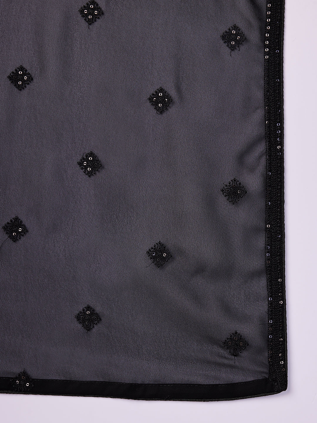 Men's Black - Dupatta - Image 2
