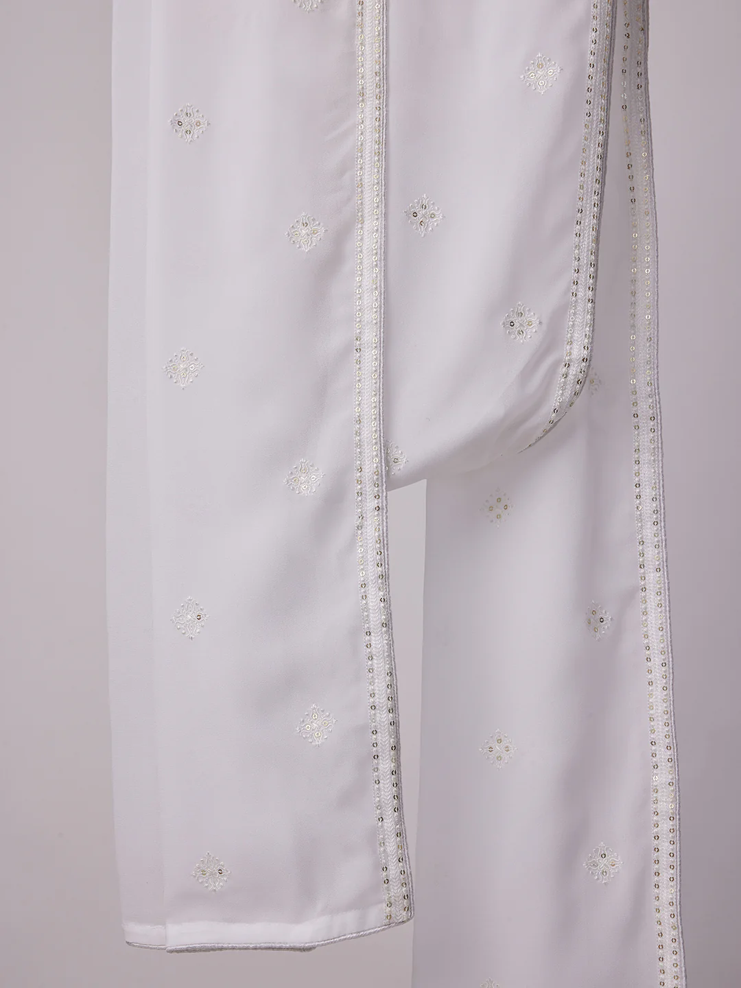 Men's White - Dupatta - Image 2
