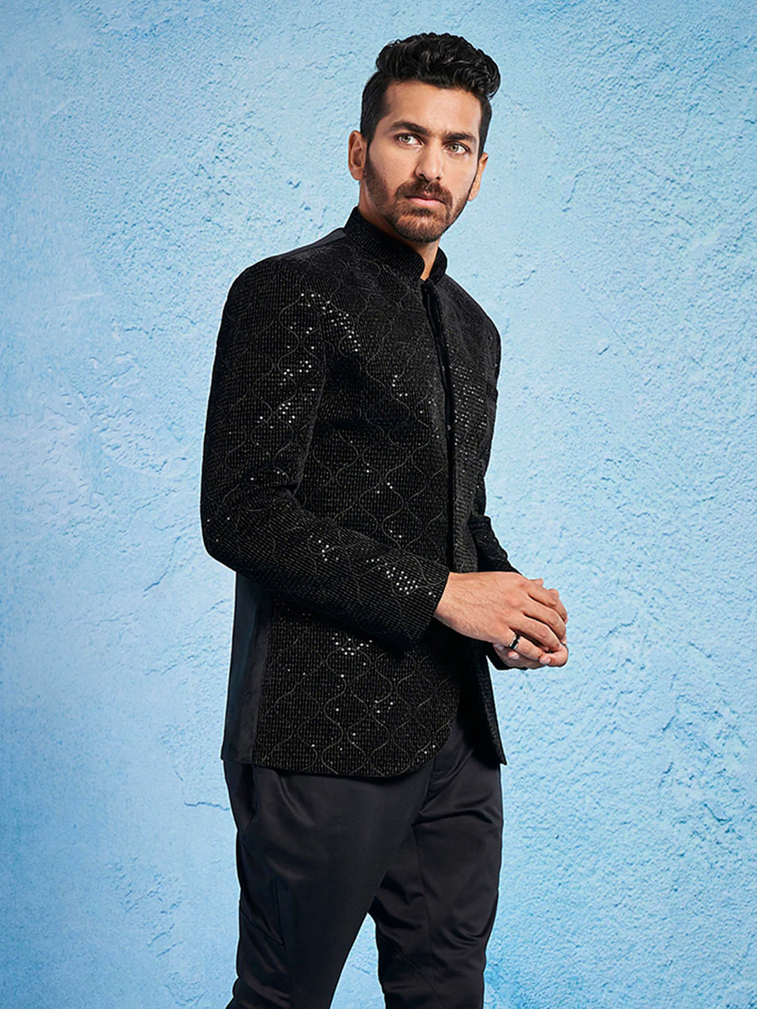 Men's Black - Jodhpuri - Image 4