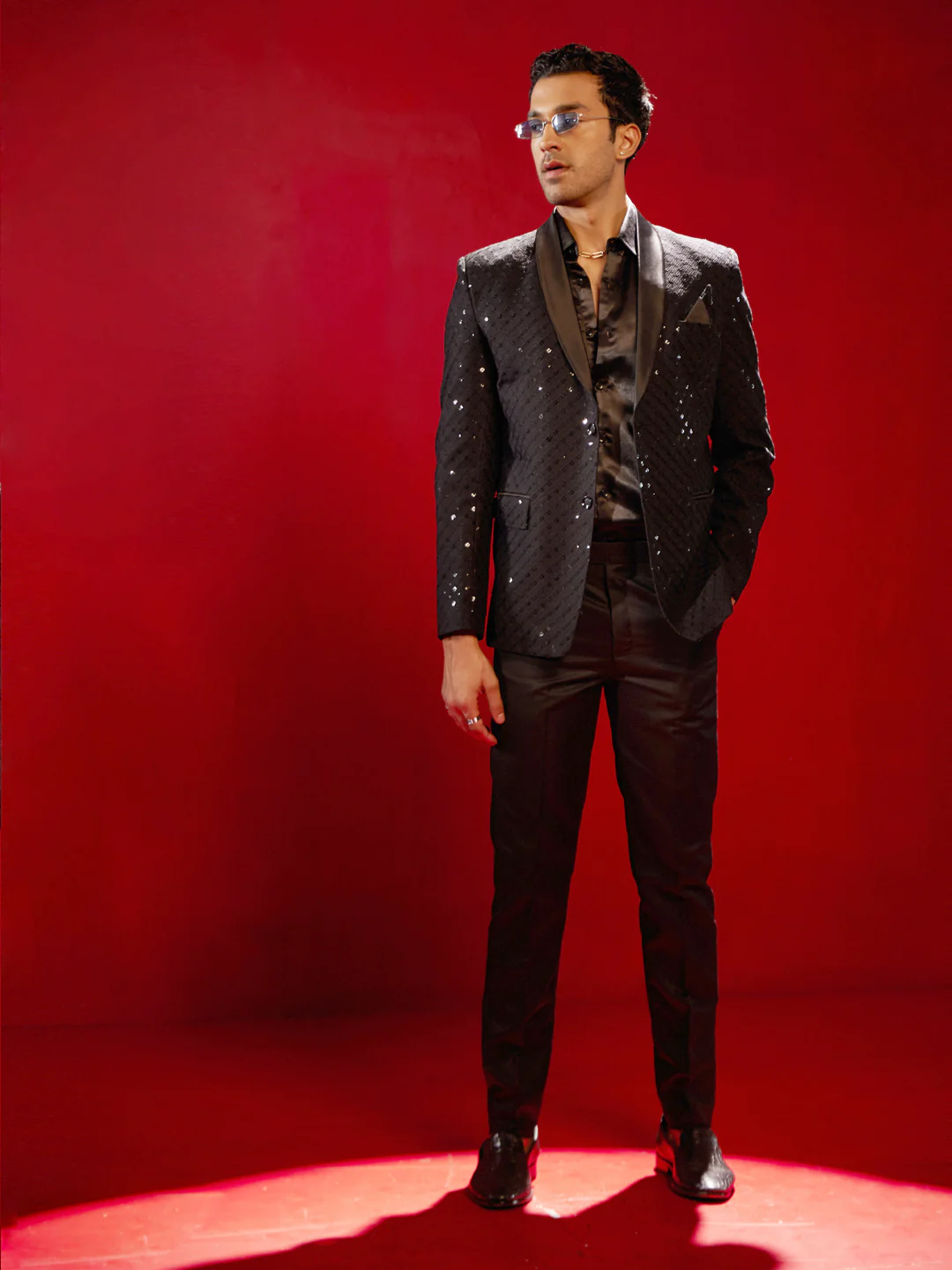 Men's Black Schiflli Blazer - Image 9