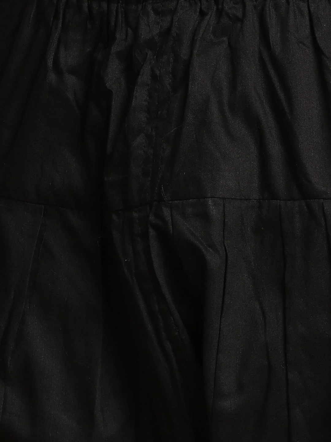 Men's Black Sequined Front Open Georgette Kurta With Patiala And Dupatta Set - Image 6