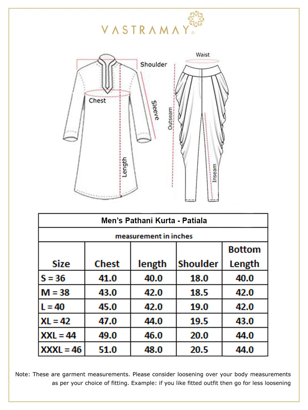 VASTRAMAY Men's Cream And White Cotton Blend Pathani Kurta Set - Image 6