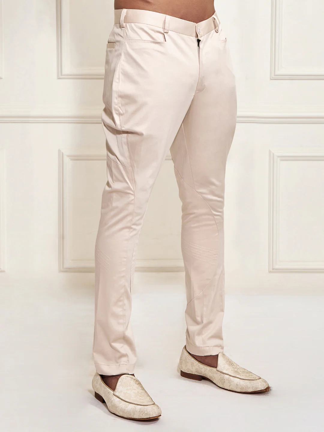 Men's Cream - Pant Style Pyjama - Image 2