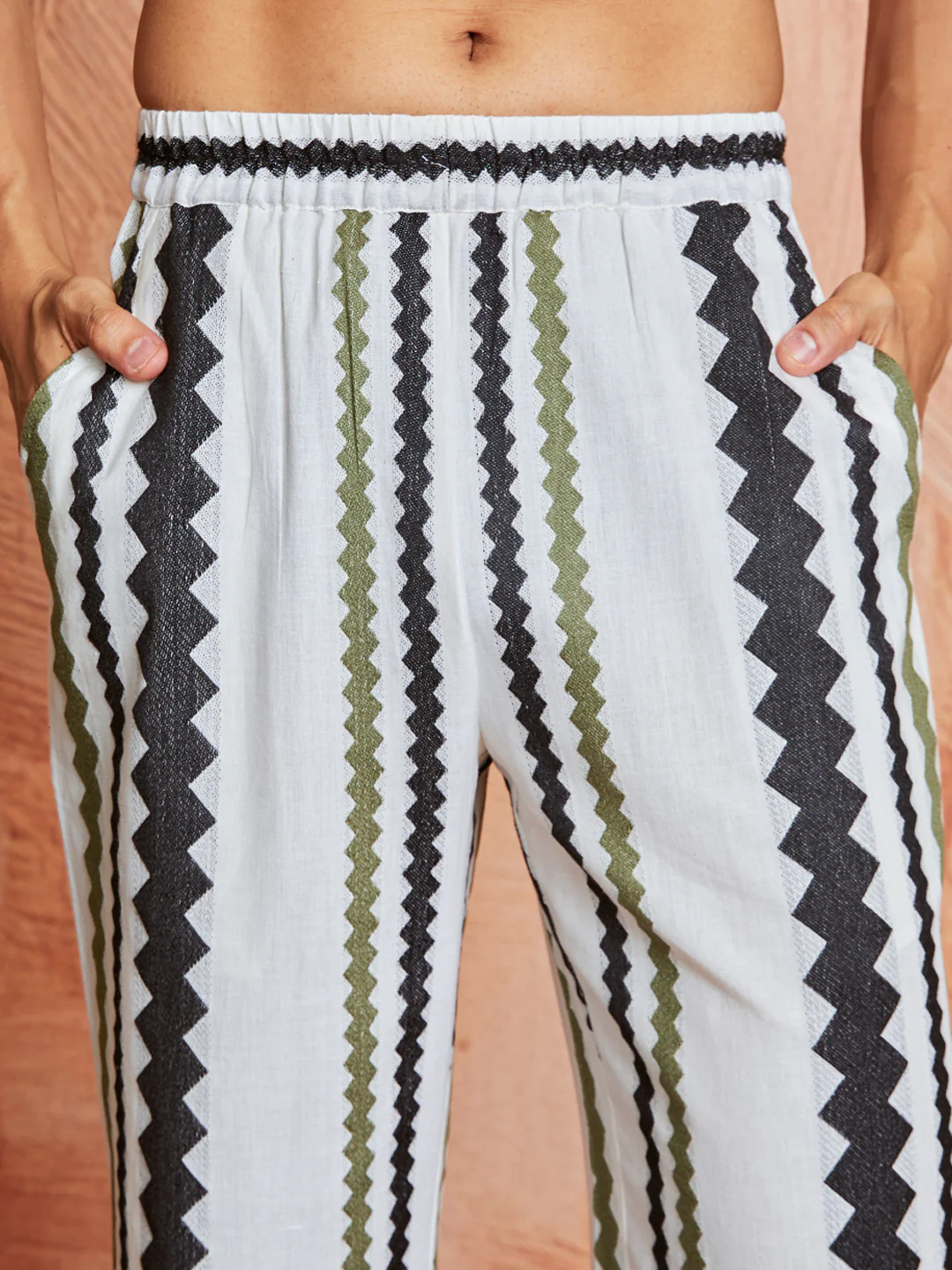 Men's Multi Color Cotton Kurta And Pyjama Set - Image 6