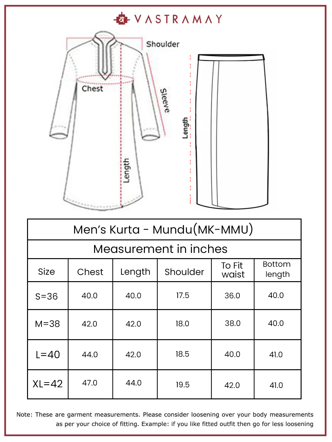 Men's Navy Blue Rayon Cotton Kurta And Mundu Set - Image 7