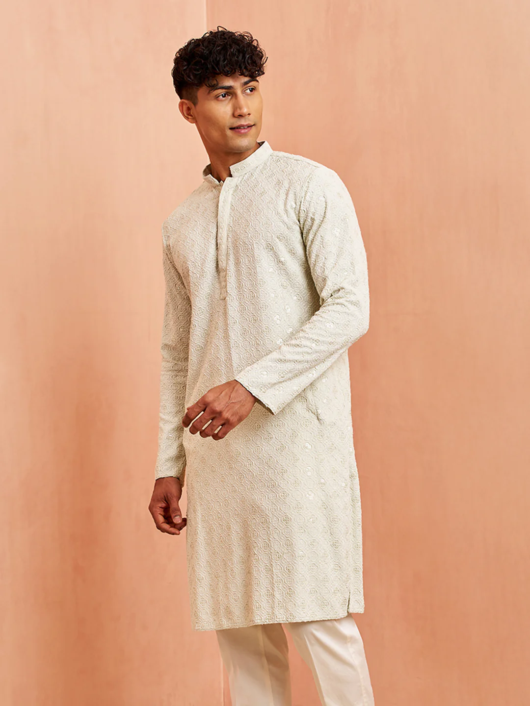 Men's Pista Rayon Kurta - Image 4