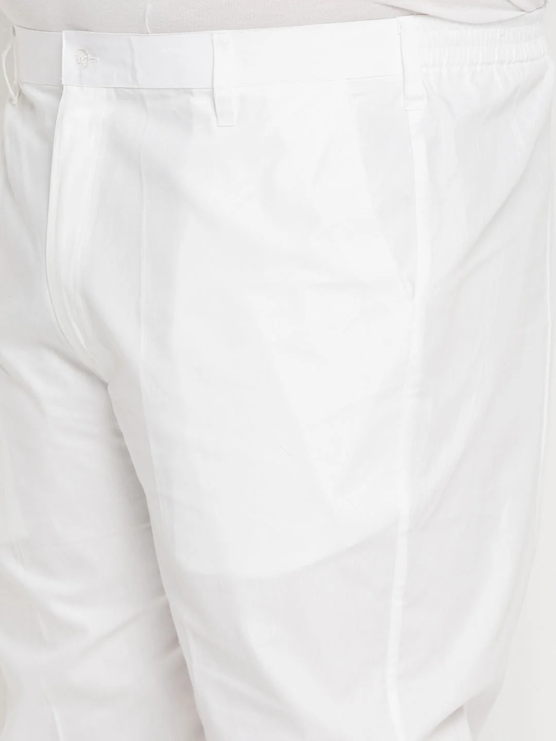 Men's Plus Size Black Cotton Kurta And Cotton Pant Style Pyjama Set - Image 5