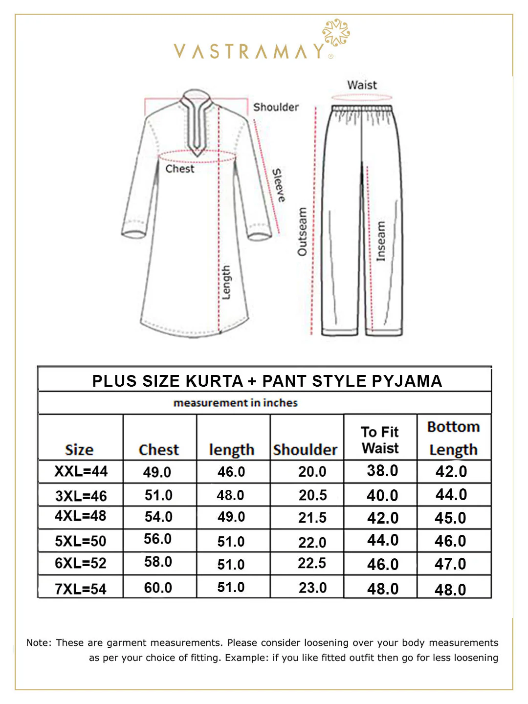 Men's Plus Size Black Cotton Kurta And Cotton Pant Style Pyjama Set - Image 8