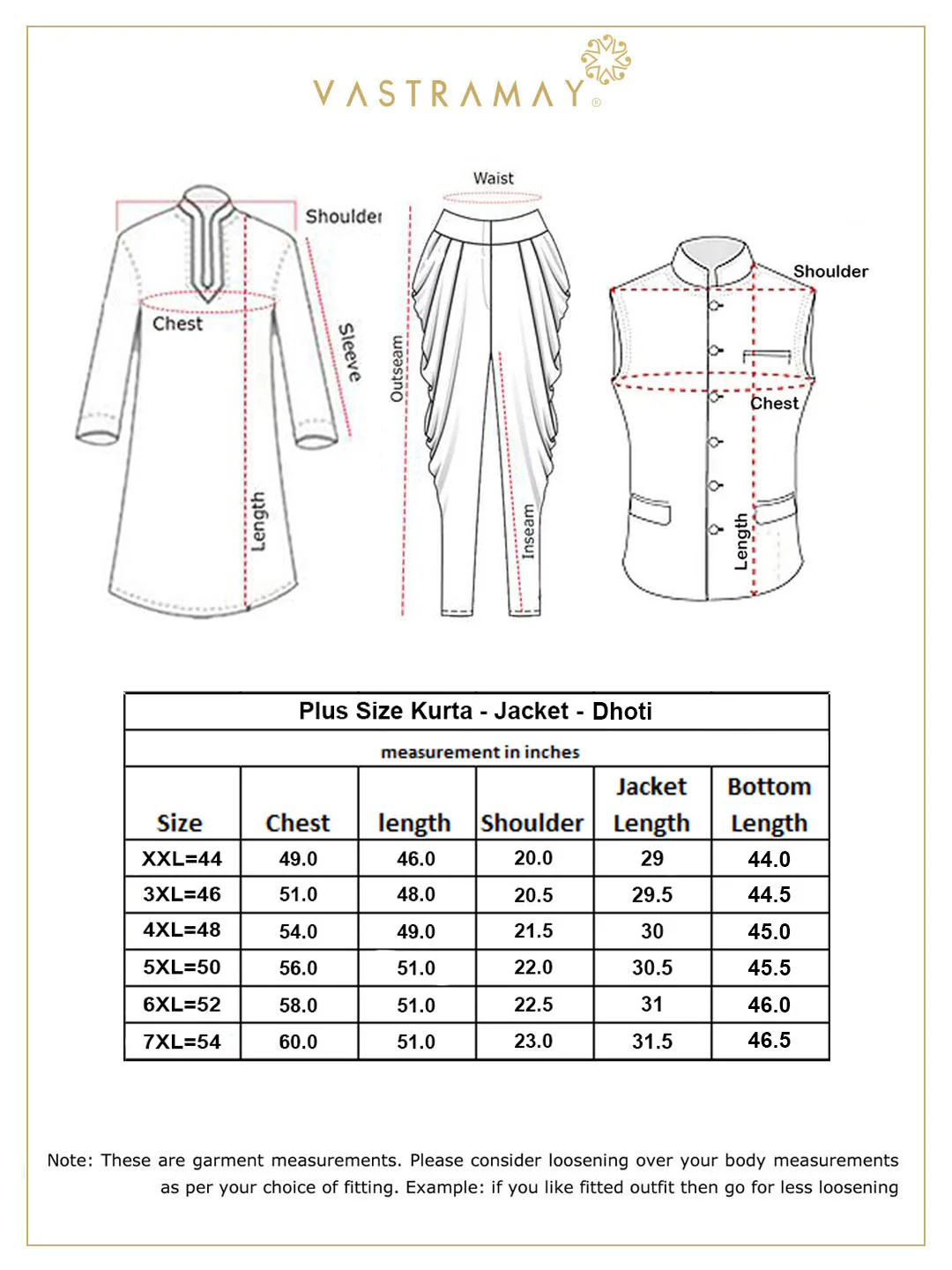 Plus Men's Gold Zari Weaved Nehru Jacket With Kurta Dhoti Set - Image 8