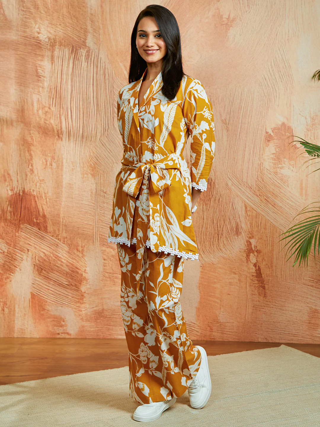 Women's Mustard Co Ords Set - Image 3