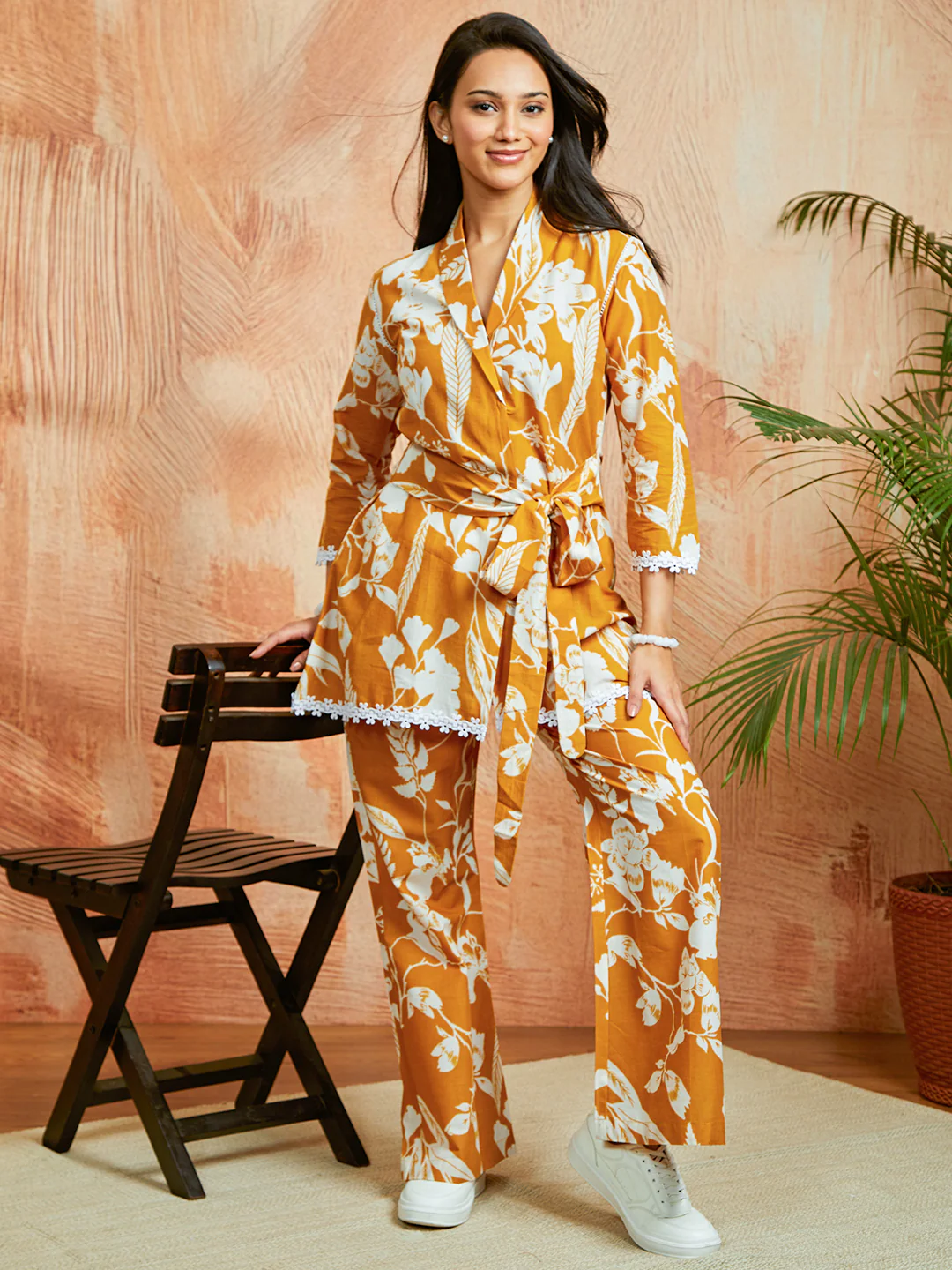 Women's Mustard Co Ords Set - Image 5