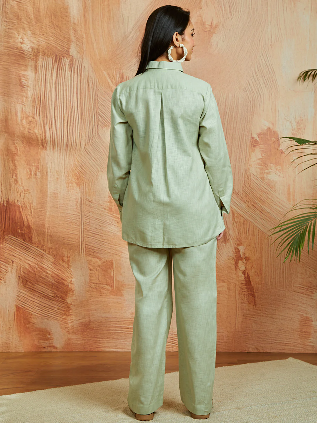 Women's Pista Green Co Ords Set - Image 5