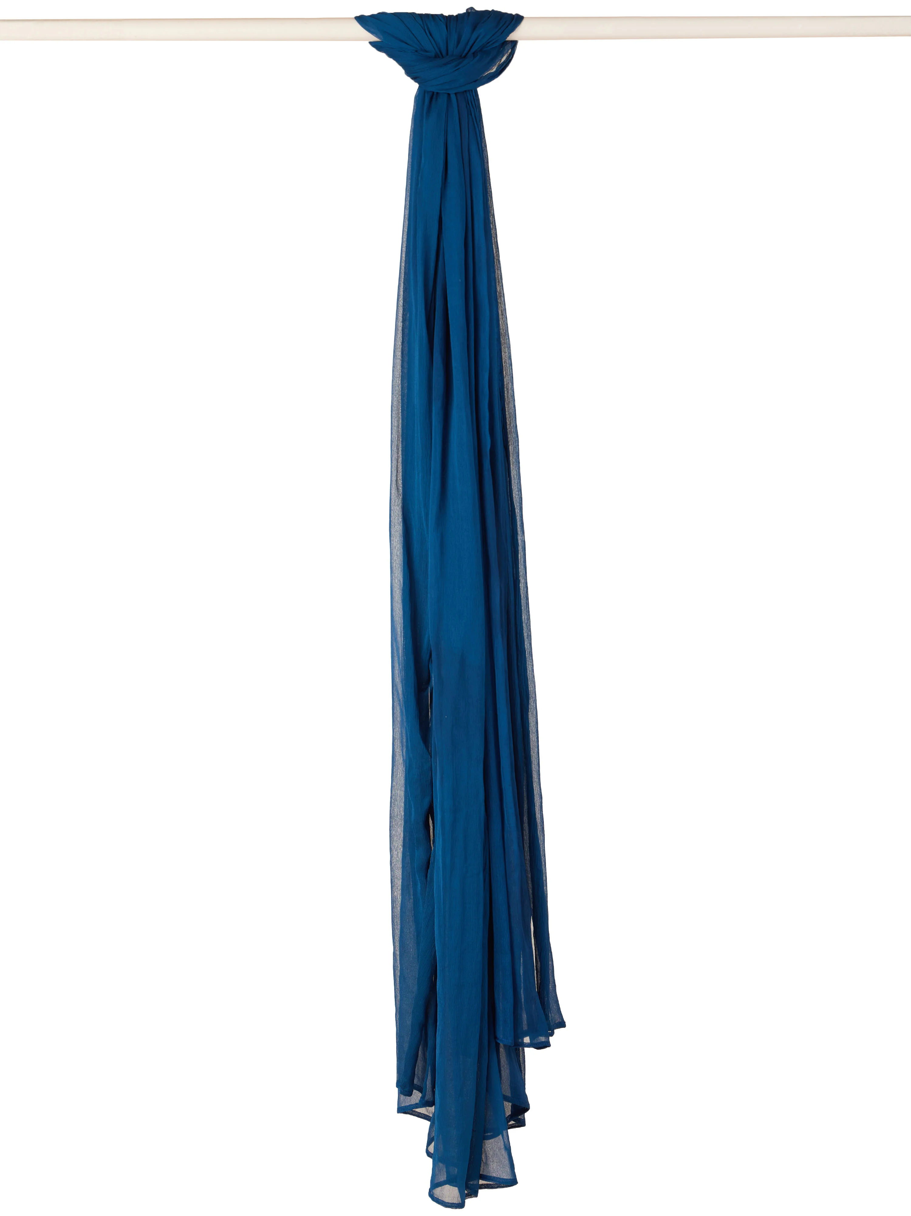 Women's Blue Silk Anarkali Kurta Set - Image 7